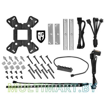 Кулер Deepcool Captain 240 EX White RGB DP-GS-H12L-CT240RGB-WH картинка 5